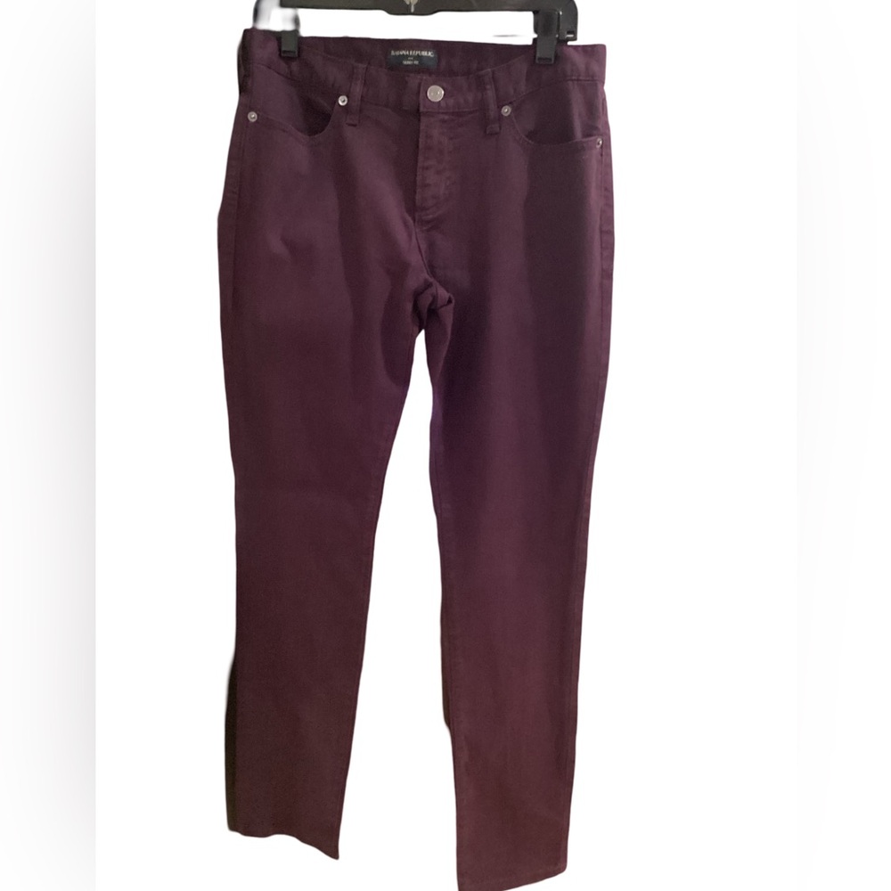 🐴 New Banana Republic Skinny Fit Jeans Plum Size 29/8R